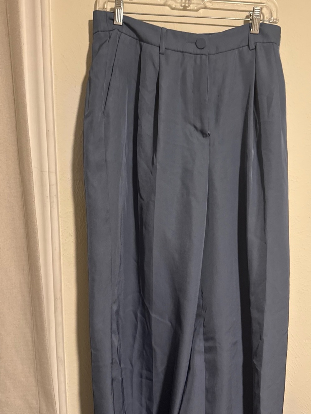 Women’s Relaxed Pleated Dress Pants - Slate Blue